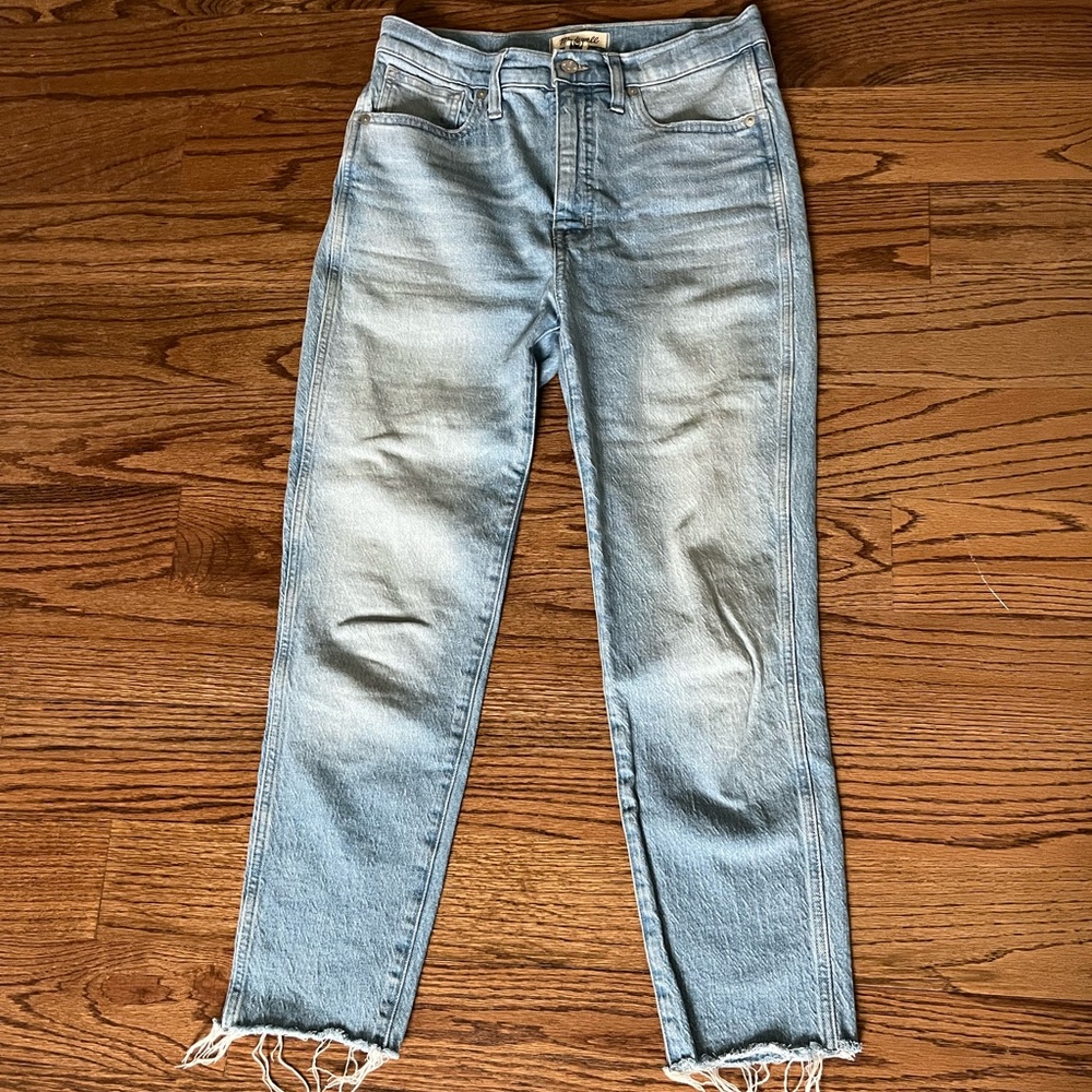 Madewell Stovepipe Light Blue Jeans